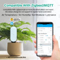 Zigbee Soil Moisture Detector Luminance Temperature Humidity Meter Smart Soil Tester Moisture Sensor Remote Monitor For Tuya Z2M. 