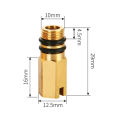 Faucet Inlet Plug M10 Hot Cold Water Faucet Inlet Plug Kitchen Fixture Flexible Pipe End Cap Kitchen. 