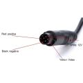 CVBS RCA 4-Pin Male To Female Connector Female Connector Wire Harness Camera Signal Harness Car  Backup Camera Wire Harness. 