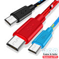 1/2/3M Micro USB Cable Fast Charging Cable For  Android Mobile Phone Data Cable For   Micro USB Charger Wires. 