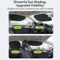 Curved Car Side Window Sunshade Electrostatic Adsorption Sun Protection Heat Insulation Privacy Curtain Driver Side Universal. 