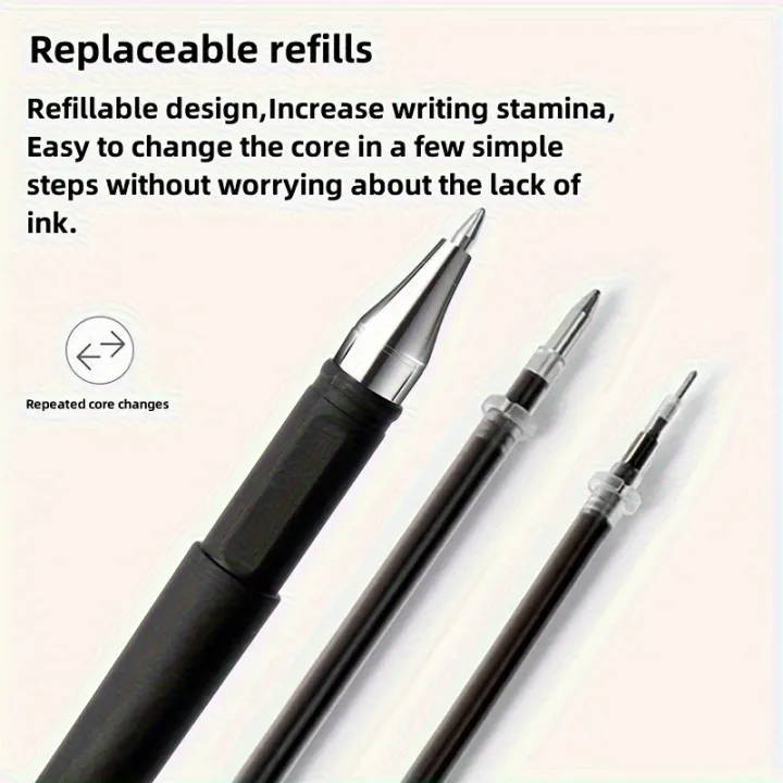 5/10/20pcs%20Quick-Drying%20Gel%20Pens,%200.5mm%20Fine%20Tip,%20Black%20Ink%20-%20Ideal%20Choice%20for%20Office%20and%20School%20clea%20For%20school%20office%20use%20only%20-%20Image%202