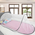 New Outdoor Travel Mosquito Net,Foldable Lightweight Small Mosquito Nets,Single Bed Camping Mosquitoes Tent for University Dorm. 