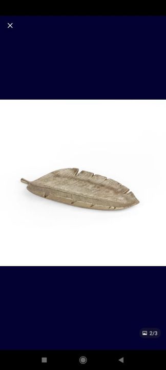 resin leaf tray for table and wall decor