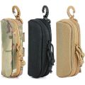 MOLLE Eyeglass Case Hunting Shockproof Protective Goggles Box Portable Outdoor Sunglasses Case-1000D Nylon.
