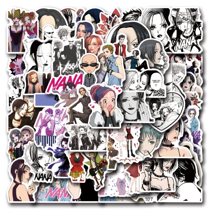 55Pcs%20Anime%20Nana%20Stickers%20DIY%20Stickers%20Scrapbooking%20Phone%20Luggage%20Skateboard%20Waterproof%20Decals%20-%20Image%203