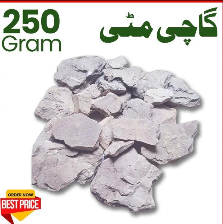 Gachi mito Uclays Bentonite Edible clay chunks  natural for eating 250g