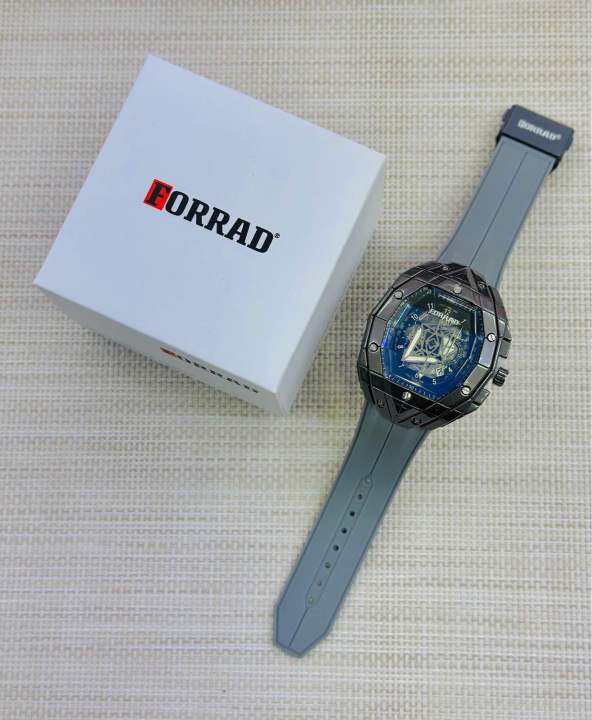 Forrad Watch Forrad heavy head leather streb watch for men with box | Daraz.lk