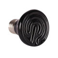 Warmer Light Bulbs Emitter Heat Light Infrared Heater For Lizard Spider Reptile Box Ceramic Pet Supplies Mini Pet Heating Lamp. 