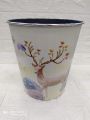 beautifull dustbin 1pcs goal and square shape fancy dustbins recycle bin. 