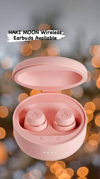 EarBuds HAKII MOON Imported 100% Guaranteed Original  with charging case
