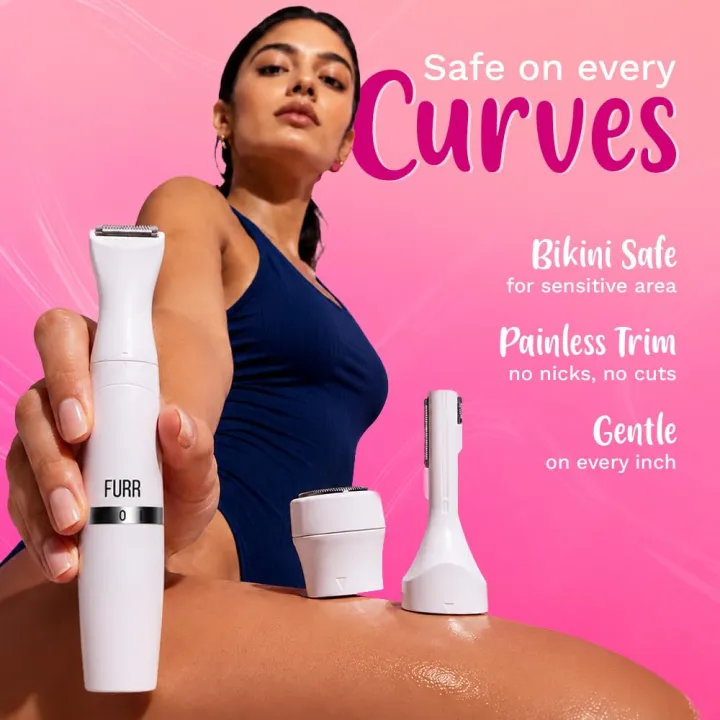 FURR%206-in-1%20Multipurpose%20Trimmer%20&%20Shaver%20with%201%20Year%20Warranty%20%7C%20For%20Eyebrows,%20Underarms,%20Legs%20&%20Bikini%20Line%20%7C%20Water%20Resistant%20&%2090%20Minutes%20Run%20Time%20%7C%20C%20Type%20Charging%20%7C%20Smooth%20on%20all%20Skin%20Types%20-%20Image%207