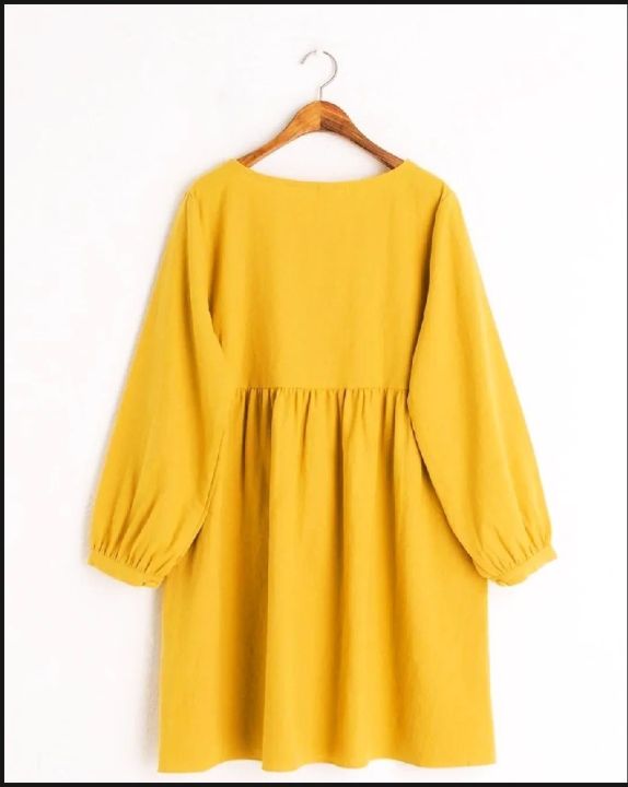 "Western Tops for Girls & Women - Simple but Stylish Tops - Korean Girls Short Frocks - Lawn Cotton Short Frock - Summer Collection