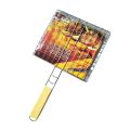 304 Stainless Steel Foldable BBQ Grill Basket Non-stick Wire Mesh for Fish Vegetables Outdoor Camping Party Travel. 