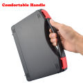 NEWACALOX Plastic Storage Case Tool Box with Sponge Mats Protecting Tools Multi-function Repair Toolbox for Hardware Tools. 
