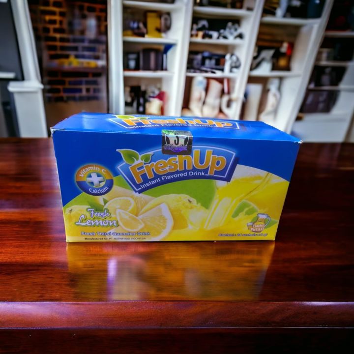 Fresh Up Instant Lemon Flavour Drink.(24 Satche). Each Satche Make 1.5 Litre Of Juice