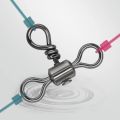 DNDYUJU 10-50pcs 3Way Barrel Cross Line Fishing Swivel With Solid Ring Brass Fishing Hook Line Connector Fishing Accessories. 