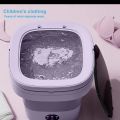 Imported Upgraded version - Mini Washing Machine With Dryer - Mini Foldable Washining Machine - Baby Washing Machine with Dryer - Mini Washing Machine - Baby washing Machine - Baby Washing Machine with dryyer 2 in 1 - Mini Washing Machine for Kids Clothes. 