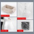 50/100PCS Extra White Large Garbage Bags, Thickened Transparent, Disposable Hotel Storage Plastic Bag for Kitchen,trash Dustbin.