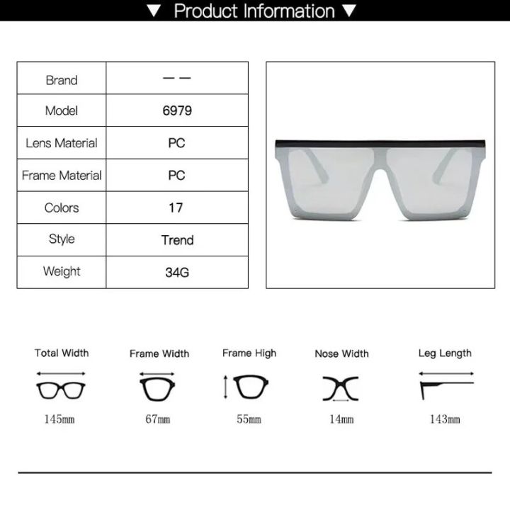 New%20Large-frame%20One-piece%20Sunglasses,%20European%20And%20American%20Fashionable%20Square%20Frame%20Sunglasses%20For%20Women,%20Colorful%20Glasses%20-%20Image%206