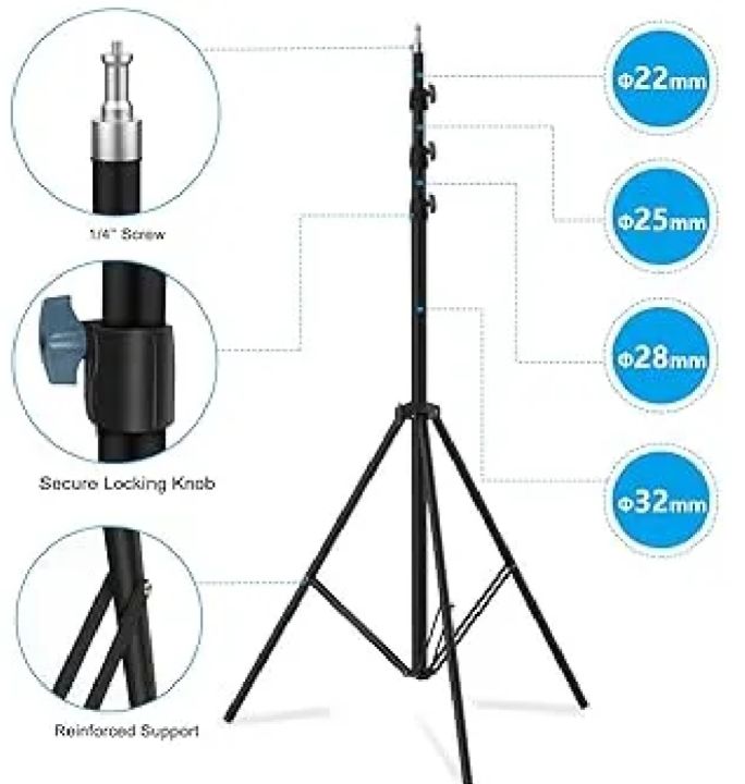 6%20Feet%20Adjustable%20Tripod%20Stand%20Holder%20For%20Mobile%20With%20Mic%20Flexibility%20Uneven%20Location%20-%20Image%202