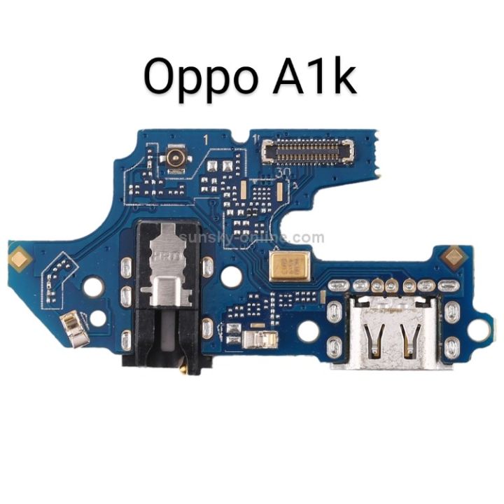 OPPO A1k USB Charger Dock Charging Port Board Connect Earphone Jack Charging Port Flex Cable Replacement Parts Test