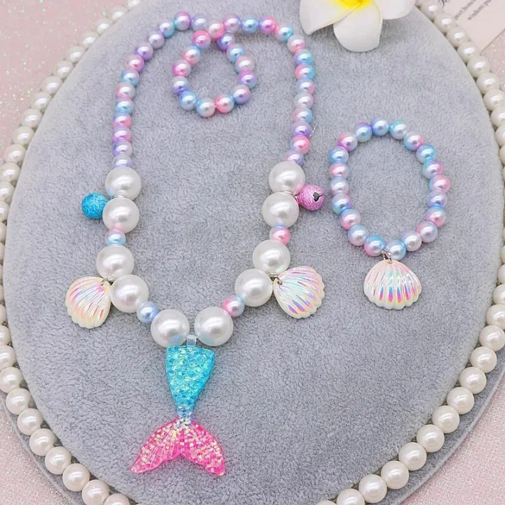 Little%20Mermaid%20Shell%20Pearl%20Necklace%20Bracelet%20Rings%20Earrings%20Accessories%20Halloween%20Carnival%20Mermaid%20Princess%20Costume%20Accessories%20-%20Image%202
