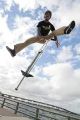 Pogo stick/jumping rod (fun toy for teenagers). 