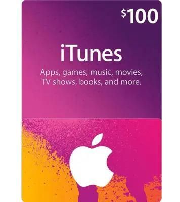 100$ apple itunes gift card global faatest delivery vouchar and pins