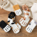 Winter Coral Fleece Thickened Fleece-Lined Warm Japanese Cartoon Fruit Socks.