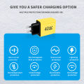 40W USB PD Charger Type C Quick Charge 3.0 Fast Charging Wall Charger For   iPhone  Mobile Phone Adapter. 