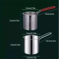 3-Piece Skewer Pan Set for BBQ & Tempura, No Electricity Needed with Vented Lid, Stainless Steel Home Cooking Kit. 