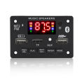 Bluetooth 5.0 MP3 WMA Decoder Board DC 12V Wireless Car Audio USB TF FM Radio Module Color Screen MP3 Player with Remote Control.