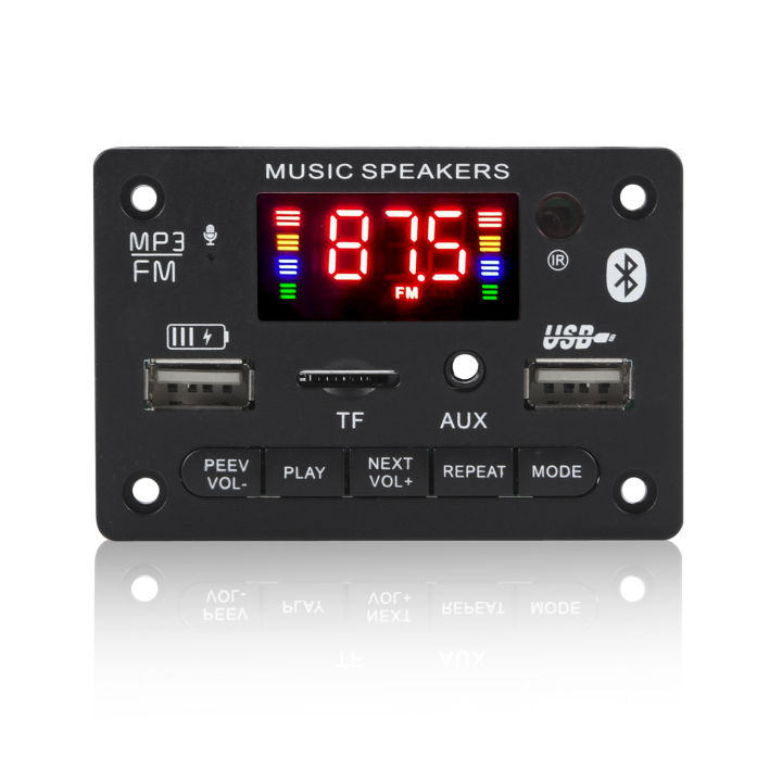 Bluetooth%205.0%20MP3%20WMA%20Decoder%20Board%20DC%2012V%20Wireless%20Car%20Audio%20USB%20TF%20FM%20Radio%20Module%20Color%20Screen%20MP3%20Player%20with%20Remote%20Control%20-%20Image%205