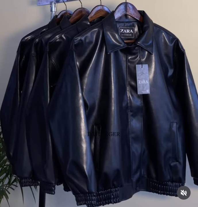 Synthetic leather jacket for men and girls