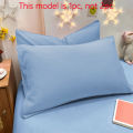 1 Piece Of Matte Solid Color Pillowcase, Bedroom Pocket Sealed Soft Pillowcase, Bedding.
