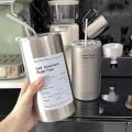 Stainless Steel Coffee Cup Thermoses Double Wall Vacuum Flask Insulated Cup Portable Ice American Coffee Mug Water Bottle. 