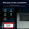 HUADISK Hard Drive SSD M2 2242 SATA NGFF 128GB 256GB 512GB 1TB 2TB Internal Solid State Drive Desktop. 