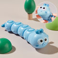 Children's Chained Caterpillar Cartoon Cute, Cute, Fun, Moving, Running Small Animals Guide Interactive Baby Crawling Toy .
