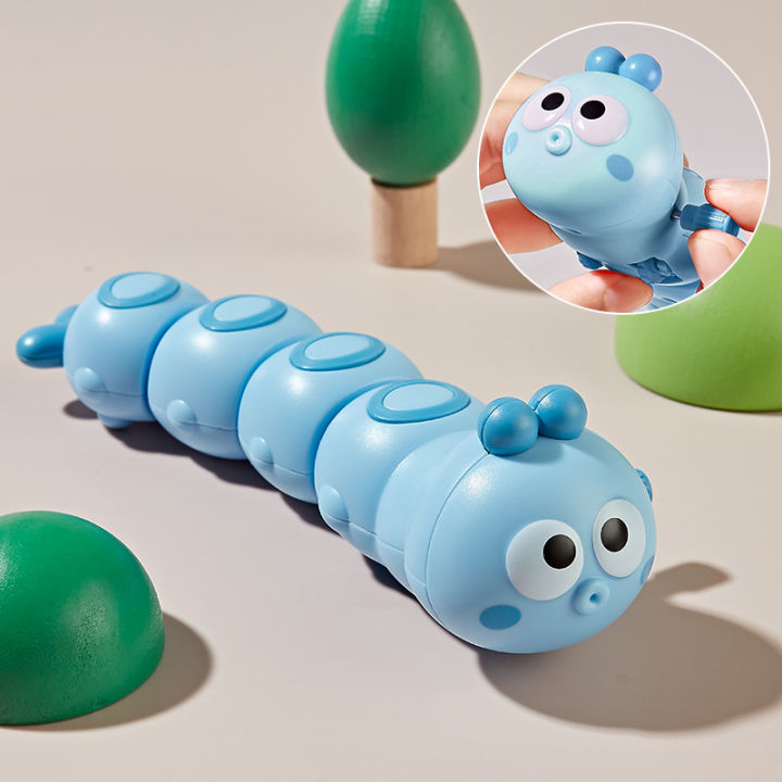 Children's Chained Caterpillar Cartoon Cute, Cute, Fun, Moving, Running Small Animals Guide Interactive Baby Crawling Toy