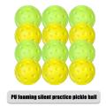 1PC  Indoor Pickleball Balls Silent Pickleball Practice PU Ball Indoor Warm-up Solution Beginners Professionals Use Pickleball. 