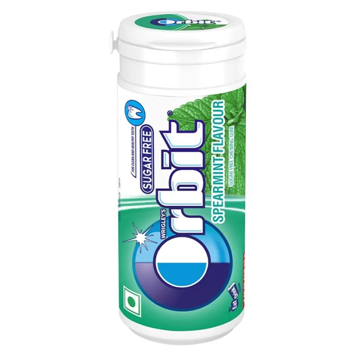 Orbit Sugar Free spearmint flavour chewing gum 22g