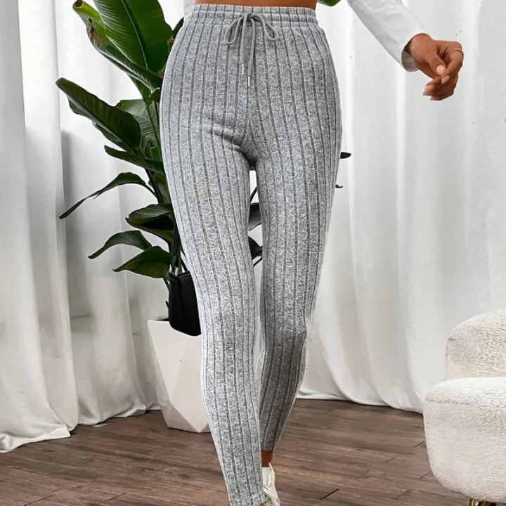 Women%20Striped%20Leggings%20Fitness%20Elastic%20Yoga%20Leggings%20High%20Waist%20Butt%20Lift%20Gym%20Trainning%20Tights%20Fashion%20Thread%20Slim%20Trousers%20-%20Image%203