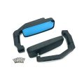 BSC square foot mirror for motorcycle multi angle vision adjustment. 