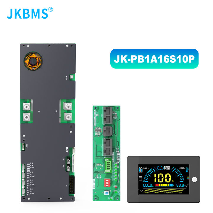 JKBMS PB1A16S10P Smart Inverter BMS 8S - 16S 24V 48V 100A Family Energy ...