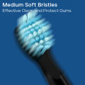 Seago SG-D010 Replacement Brush Heads for SG-575, SG-958, and SG-551 Electric Toothbrush - Soft Bristles, 4-Pack Deep Clean.