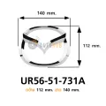 Logo front grille emblem Mazda 2 grille 2009-2014 first model, BT50 2006-2011 Mazda 2, Mazda BT 50 genuine Center. 