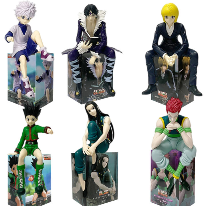 Anime Hunter x Hunter Figure Toys 11-14cm Gon Freecss Alluka Zoldyck Action Figure Chrollo Lucilfer/Kurapika PVC Model Doll 