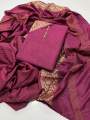 jacquard sussi 3 piece new khaddi style with motra lining shalwar. 