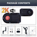 New 2K HD WiFi Motorcycle DVR Waterproof IP66 Loop Recording 170 Degree Widely Angle Camera HD Video Recorder Dash Cam. 